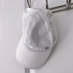 Men’s Lululemon Fast and Free Run Hat (white)